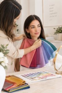Armocromia con i drappi colore